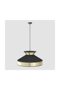 Lampa wisząca SIESTA 1 BLACK GOLD - Emibig