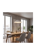 Lampa sufitowa MONO 1L WHITE OPAL - Emibig