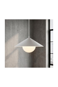 Lampa sufitowa MONO 1S WHITE OPAL - Emibig
