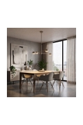 Lampa sufitowa NATSU 4 MOKKA - Emibig