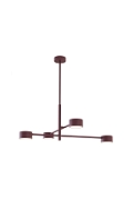 Lampa sufitowa NATSU 4BURGUNDY - Emibig