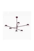 Lampa sufitowa NATSU 6 BURGUNDY - Emibig