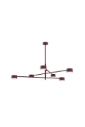 Lampa sufitowa NATSU 6 BURGUNDY - Emibig