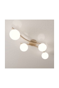 Lampa sufitowa OPUS 4 MOKKA OPAL - Emibig