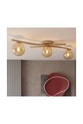 Lampa sufitowa OPUS 3 MOKKA AMBER - Emibig
