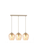 Lampa wisząca ISTAR 3 MOKKA AMBER - Emibig