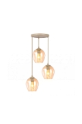 Lampa wisząca ISTAR 3PREM MOKKA AMBER - Emibig