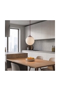 Lampa wisząca COSMO 1 BURGUNDY OPAL - Emibig