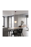 Lampa wisząca COSMO 1 BURGUNDY OPAL - Emibig
