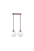 Lampa wisząca COSMO 2 BURGUNDY OPAL - Emibig