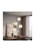 Lampa wisząca COSMO 4PREM MOKKA OPAL - Emibig
