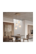 Lampa wisząca COSMO 4PREM MOKKA OPAL - Emibig