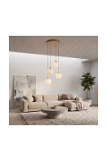 Lampa wisząca COSMO 4PREM MOKKA OPAL - Emibig