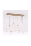 Lampa wisząca COSMO 9 MOKKA OPAL - Emibig