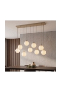Lampa wisząca COSMO 9 MOKKA OPAL - Emibig