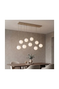 Lampa wisząca COSMO 9 MOKKA OPAL - Emibig