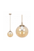 Lampa wisząca COSMO 1 MOKKA AMBER - Emibig