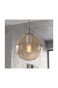 Lampa wisząca COSMO 1 MOKKA AMBER - Emibig