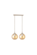 Lampa wisząca COSMO 2 MOKKA AMBER - Emibig