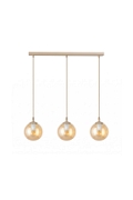 Lampa wisząca COSMO 3 MOKKA AMBER - Emibig