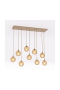 Lampa wisząca COSMO 9 MOKKA AMBER - Emibig