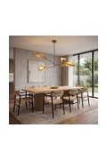 Lampa sufitowa LOTUS 4 MOKKA/RATTAN - Emibig