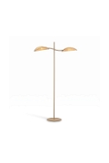 Lampa podłogowa LOTUS LP2 MOKKA/RATTAN - Emibig