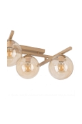 Lampa sufitowa SMART 4 MOKKA AMBER - Emibig