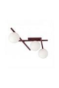Lampa sufitowa SMART 3 BURGUNDY OPAL - Emibig