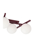 Lampa sufitowa SMART 4 BURGUNDY OPAL - Emibig
