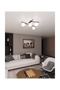 Lampa sufitowa SMART 4 BURGUNDY OPAL - Emibig