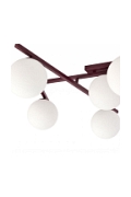 Lampa sufitowa SMART 5 BURGUNDY OPAL - Emibig