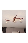 Lampa sufitowa SMART 3 BURGUNDY TRANSPARENT - Emibig