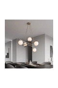 Lampa wisząca ESSA 5 MOKKA OPAL - Emibig