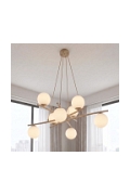 Lampa wisząca ESSA 8 MOKKA OPAL - Emibig