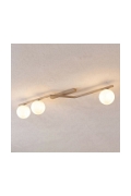 Lampa sufitowa NATON 3 MOKKA OPAL - Emibig
