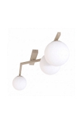 Lampa sufitowa NATON 3 MOKKA OPAL - Emibig