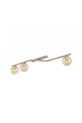 Lampa sufitowa NATON 3 MOKKA AMBER - Emibig
