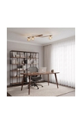 Lampa sufitowa NATON 3 MOKKA AMBER - Emibig