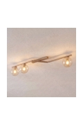 Lampa sufitowa NATON 3 MOKKA AMBER - Emibig