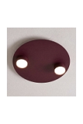 Lampa sufitowa BOLX 2 BURGUNDY - Emibig