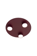 Lampa sufitowa BOLX 3 BURGUNDY - Emibig