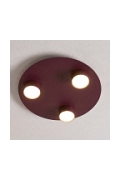 Lampa sufitowa BOLX 3 BURGUNDY - Emibig