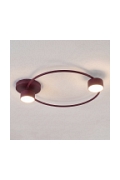 Lampa sufitowa LUCIO 2 BURGUNDY - Emibig