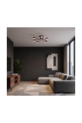 Lampa sufitowa KURAGE 6 BURGUNDY - Emibig