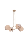 Lampa wisząca MOTIF 4 MOKKA NATURAL - Emibig