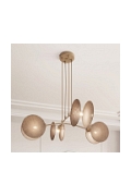 Lampa wisząca MOTIF 4 MOKKA NATURAL - Emibig