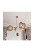 Lampa wisząca MOTIF 4 MOKKA NATURAL - Emibig
