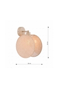 Lampa wisząca MOTIF K1 MOKKA NATURAL - Emibig