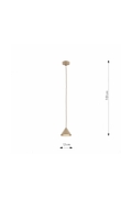 Lampa wisząca ELIT 1 MOKKA - Emibig